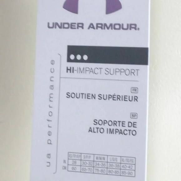 38A BRAND NEW Under Armour Protegee Zip-Front WireFree Sport Bra NWT - Picture 12 of 16